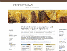 Tablet Screenshot of perfectscan.ch